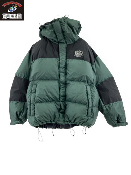 NANGA×is-ness functional down jacket　DARK GREEN M