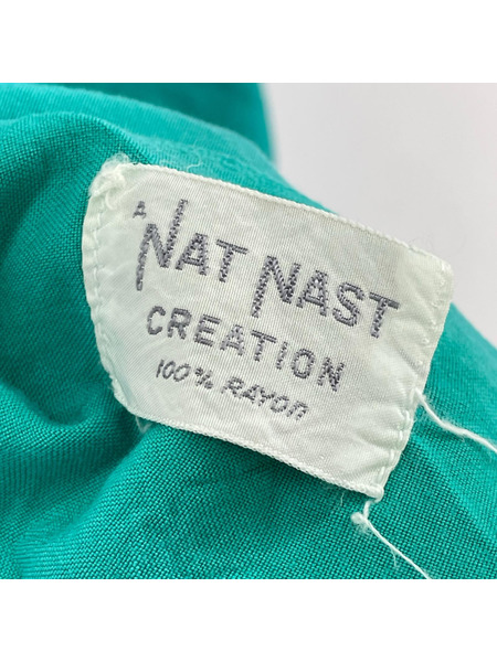 OLD・VINTAGE 半袖シャツ 50s/NAT NAST/ボーリングシャツ/レーヨン/フリーダムスリーブ