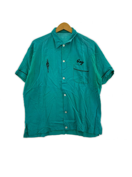 OLD・VINTAGE 半袖シャツ 50s/NAT NAST/ボーリングシャツ/レーヨン/フリーダムスリーブ