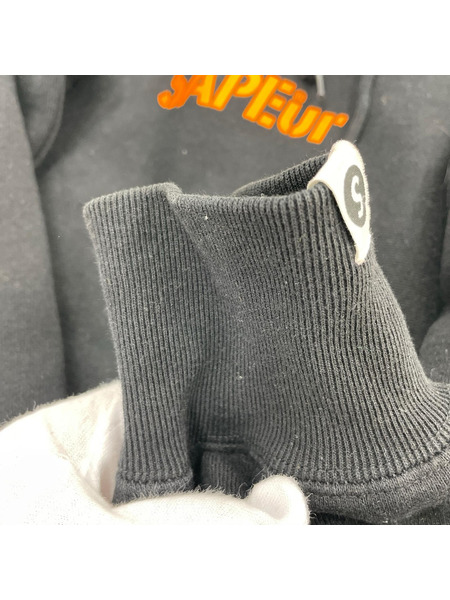 パーカー SAPEur X 浜田雅功 黒 L