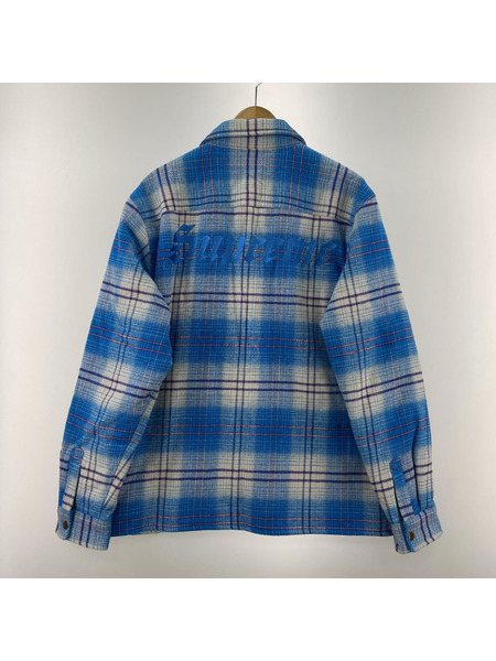 Supreme/LINED FLANNEL SNAP SHIRT