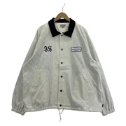 Captains Helm LOGO DENIM COACH JACKET ロゴデニムコーチジャケット XL ホワ