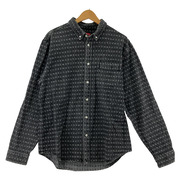 Supreme 長袖シャツ 21SS Jacquard Logos Denim Shirt (M)