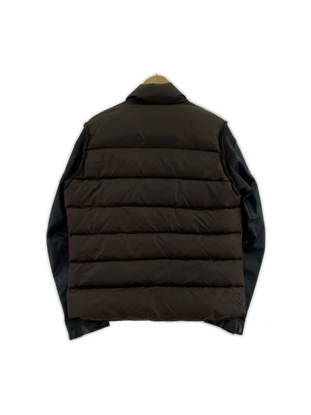 UNDERCOVERISM ダウンジャケット 14AW/レザードッキング/N9202/1