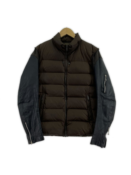 UNDERCOVERISM ダウンジャケット 14AW/レザードッキング/N9202/1