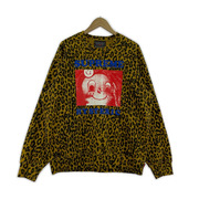 Supreme スウェット・トレーナー ×HYSTERIC GLAMOUR 21SS レオパードスウェット (M)