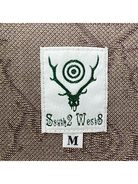 South2 West8 ソノ他 Trainer Jacket /M/ポリエステル/KHK/総柄/KP892