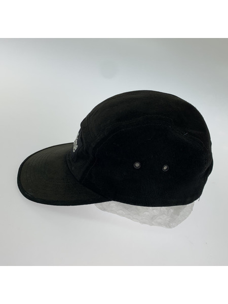 18ss/Supreme/Suede Camp Cap/BLK