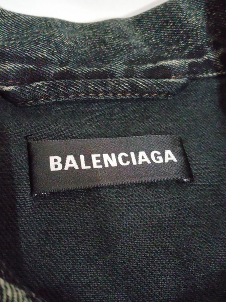 Balenciaga/ーデニムジャケット/46/BLK