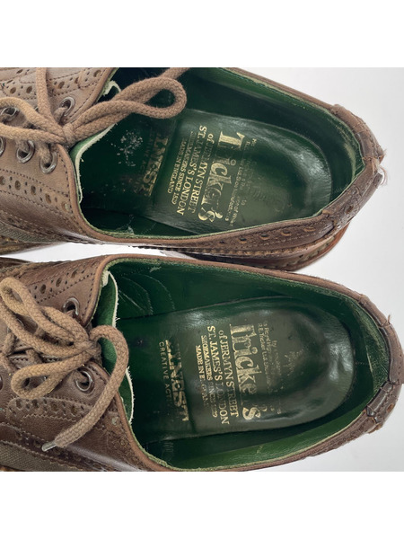 Tricker's ウイングチップ 茶（－）