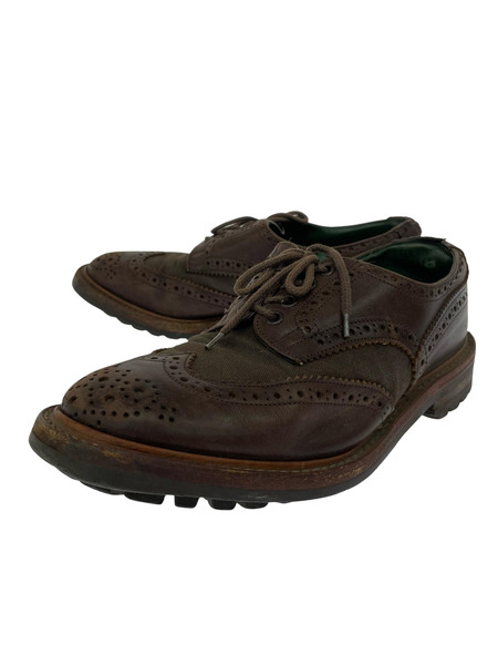 Tricker's ウイングチップ 茶（－）