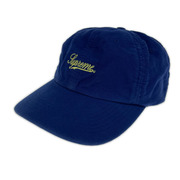 Supreme キャップ LIGHTWEIGHT MOLESKIN 6-PANEL 青
