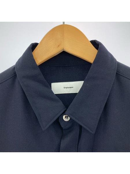 graphpaper 長袖シャツ 19AW WOOL TWILL BOX SHIRT