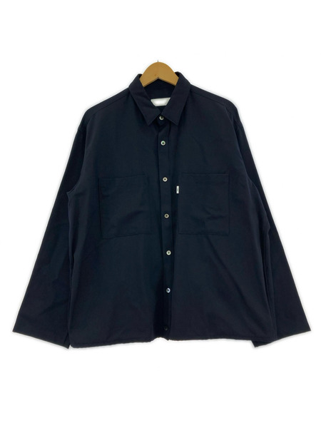 graphpaper 長袖シャツ 19AW WOOL TWILL BOX SHIRT