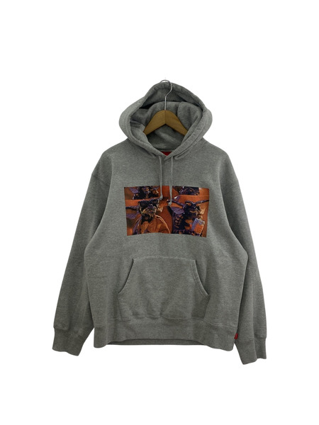 Supreme GREMLINS HOODED SWEATSHIRT HEATHER GREY SIZE:M[値下]