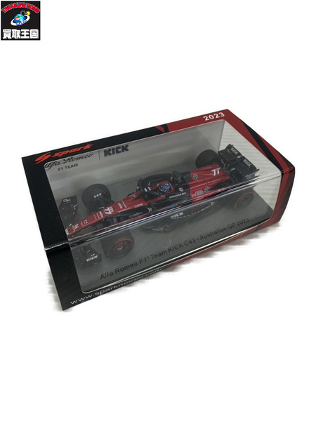 Spark 1/43 Alfa Romeo F1 Team Stake C43 Alfa Romeo #77