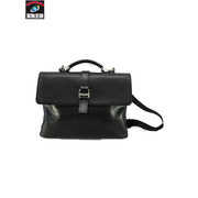 フェラガモ ショルダーバッグ レザーブリーフケース 黒