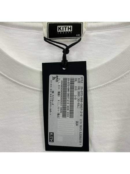 KITH×Treats 25SS Blockbuster Vintage Tee White XXL