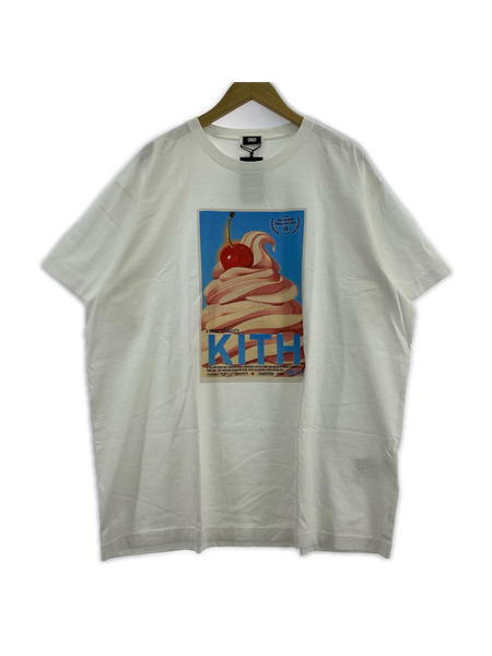 KITH×Treats 25SS Blockbuster Vintage Tee White XXL