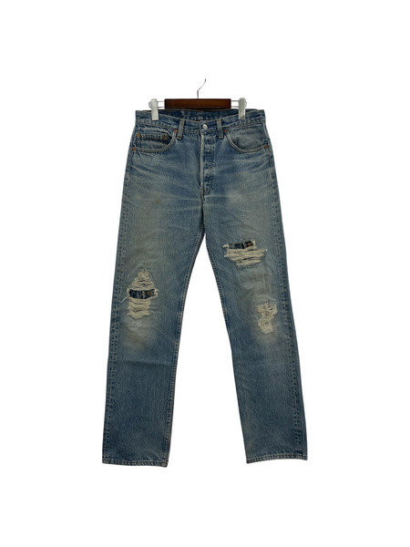 Levi's 501-0115 USA製 リメイクリペアデニム