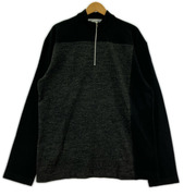 COMME des GARCONS ニット・セーター SHIRT ハーフジップ  切替