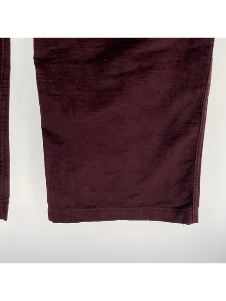 Needles パンツ ベロア ベイカーパンツ S レッド