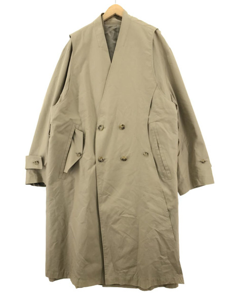 stein OVERSIZED LINEAR NO COLLAR COAT M｜商品番号：2100203129367