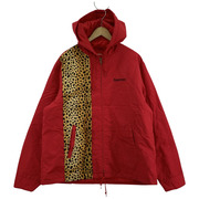 Supreme 19SS Cheetah Hooded Station Jacket レッド L