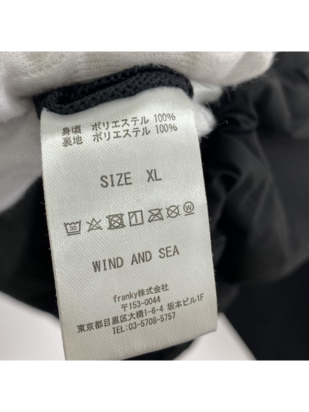 WIND AND SEA ナイロンジャケット 黒 XL