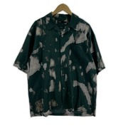 08sircus 半袖シャツ 2022SS S/S カゴ染メオープンカラーシャツ