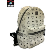 MCM バックパックリュックサック・バックパック 白総柄