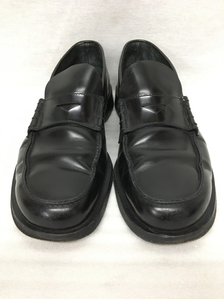 PRADA VERO　CUOIO　コインローファー 27.0 ブラック 