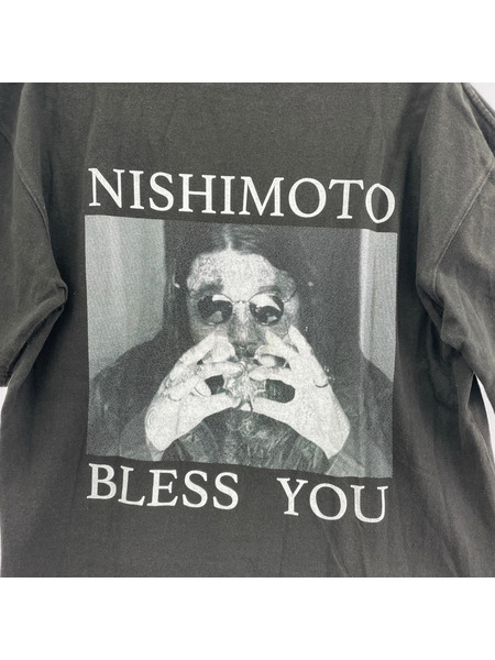 NISHIMOTO IS THE MOUTH  NISHIMOTO/BLESS YOU Tee 黒[値下]