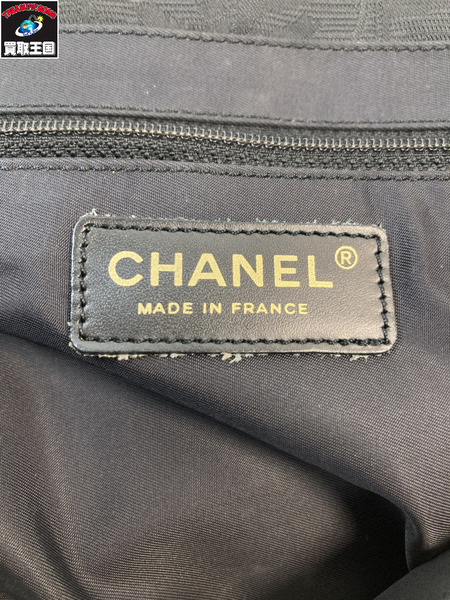 CHANEL シャネル ニュートラベルライン トートバック ショルダーバック ブラック
