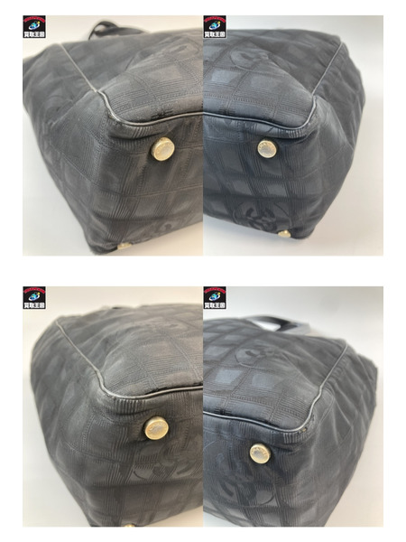 CHANEL シャネル ニュートラベルライン トートバック ショルダーバック ブラック