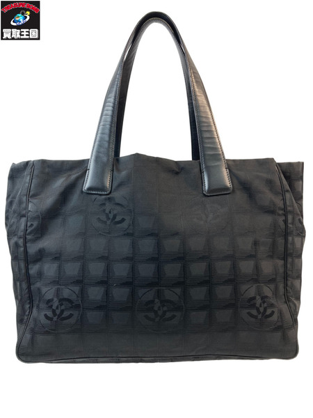 CHANEL シャネル ニュートラベルライン トートバック ショルダーバック ブラック