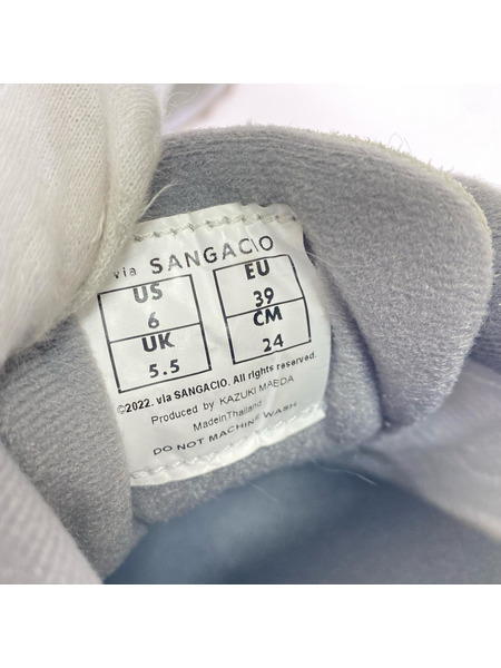 SANGACIO シューズ ×Wako's Room メタリックスニーカー 24.0cm