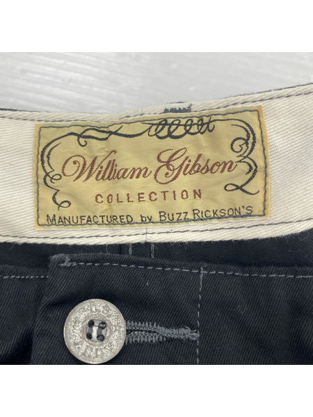 Buzz Rickson's パンツ William Gibson CHINO 1942 MODEL 黒 (38)