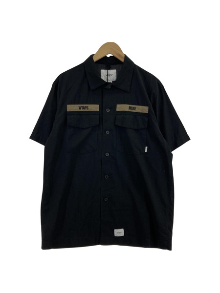 WTAPS BUDS SS ミリタリーSSシャツ 黒