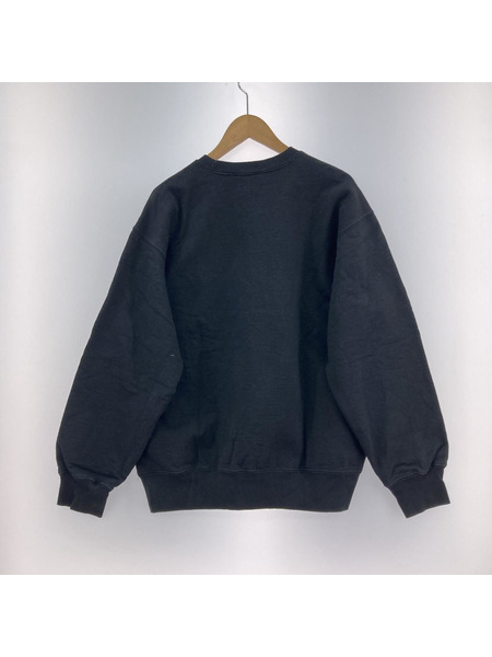 Supreme FUTURA LOGO CREWNECK SWEATSHIRT BLACK SIZE:M