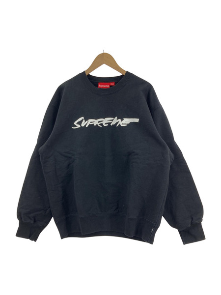 Supreme FUTURA LOGO CREWNECK SWEATSHIRT BLACK SIZE:M