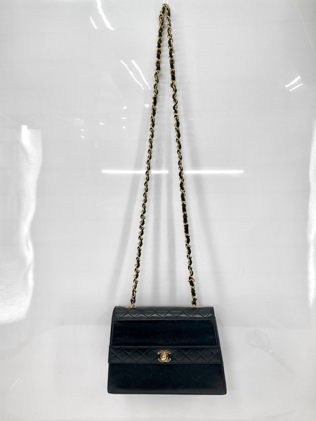 ショルダーバッグ CHANEL/ラムスキン/チェーンショルダーバッグ/BLK