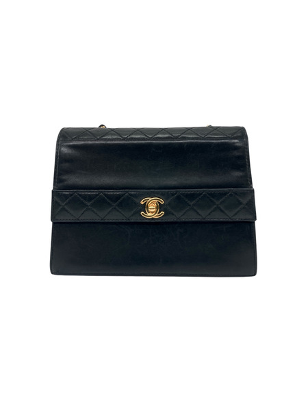 ショルダーバッグ CHANEL/ラムスキン/チェーンショルダーバッグ/BLK