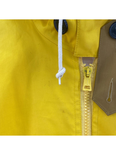 Mackintosh×Band of outsiders ゴム引キ フーデッドジャケット 40 イエロー