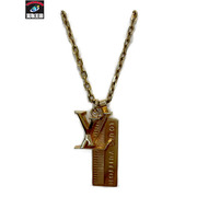LOUIS VUITTON ペンダント DJ ボキャブラリーキーボード 鍵盤モチーフ ネックレス