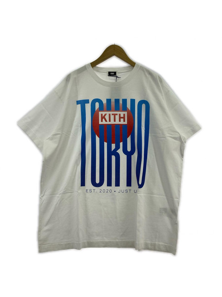 KITH 5周年記念 TOKYO BOX LOGO VINTAGE TEE WHITE XXL