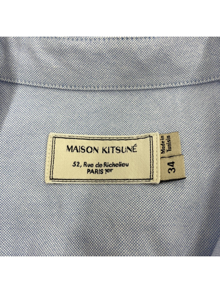 MAISON KITSUNE　トリコロールキツネ/長袖シャツ