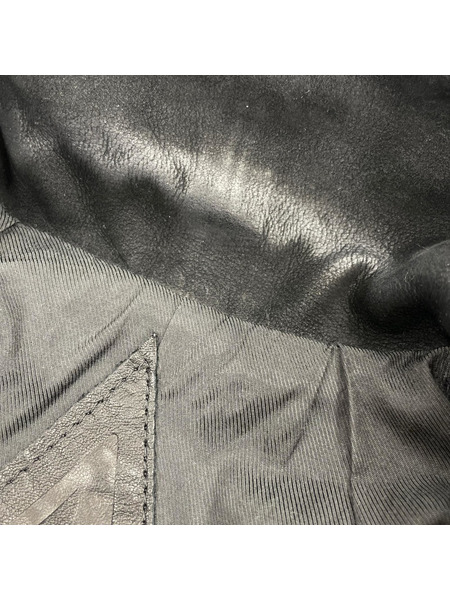 レザージャケット A LEATHER 牛革 レザージャケット 黒 52