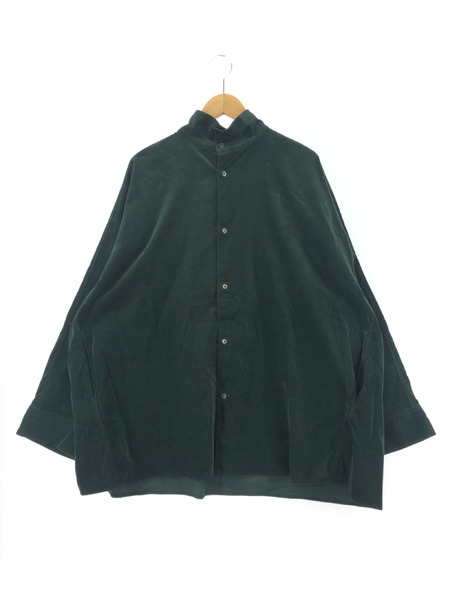 graphpaper 22AW Suvin Corduroy Stand Collar - グリーン[値下]