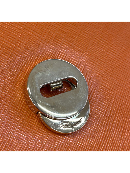 ショルダーバッグ ヴァラリボン チェーンショルダー オレンジ